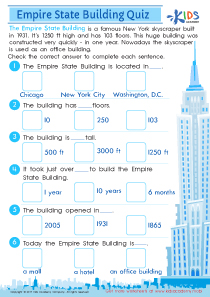 Local Government Worksheet: Free Printable PDF for Kids